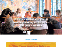 Tablet Screenshot of justspeak.org.nz
